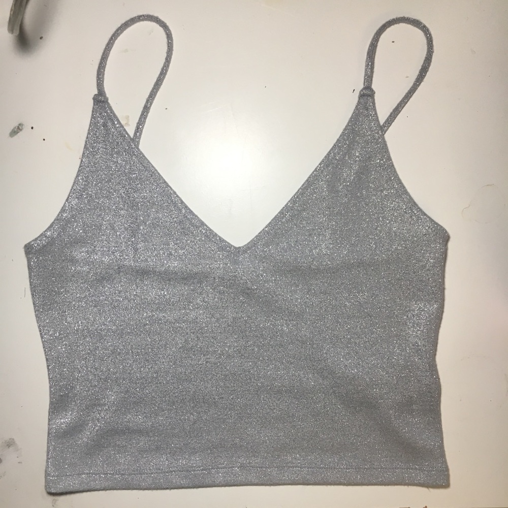 Sparkly crop top